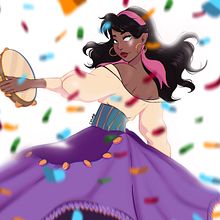Esmeralda. Traditional illustration project by Laura Siré - 02.06.2023