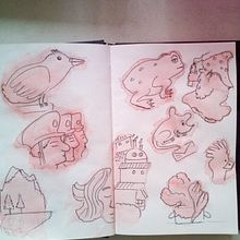 Mi proyecto del curso: Sketching creativo en acuarela para principiantes. Traditional illustration, Sketching, Creativit, Drawing, Watercolor Painting, and Sketchbook project by Paty Báez Corvera - 04.24.2023