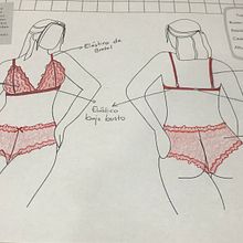 Mi proyecto del curso: Diseño y confección de lencería estilo romántico . Design de moda, Costura, DIY, e Modelagem e confecção projeto de Alejandra Araque - 07.02.2023