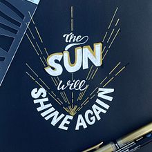 My project for course: Intro to Hand-Lettering for Inspirational Quotes Ein Projekt aus dem Bereich Lettering, H und Lettering von rachelcelestino - 03.02.2023