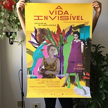 Cartaz da A Vida Invisível . Design, Traditional illustration, Film, Video, TV, Fine Arts, and Collage project by Manuela Eichner - 02.07.2023