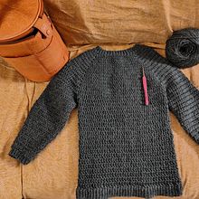 Mi proyecto del curso:  Top-down: prendas a crochet de una sola pieza. Fashion Design, Fiber Arts, DIY, Crochet, and Textile Design project by Anna Saña Uxan - 02.07.2023