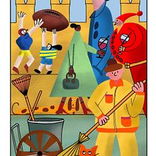 Esplorazione di personaggi per illustrazione espressiva - Noceto, Parma, Italy. Un proyecto de Ilustración tradicional, Diseño de personajes, Dibujo e Ilustración digital de Stefano Borroni - 07.02.2023