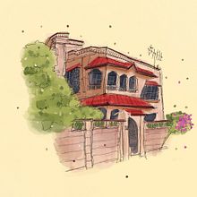 My project for course: Expressive Architectural Sketching with Procreate.. Projekt z dziedziny Sketching,  R, sunek,  R, sunek architektoniczn, Sketchbook,  R i sunek atramentem użytkownika Sudhan V - 07.02.2023