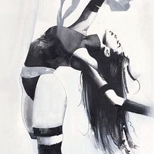 Psylocke. Ilustração tradicional, Artes plásticas, Pintura, Comic, Criatividade, Desenho a lápis, Desenho, Pintura em aquarela, Desenho artístico, Desenho anatômico, e Pintura guache projeto de Jeff Dekal - 07.02.2023
