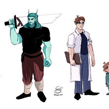 Mon projet du cours : Introduction au character design pour animation et jeux vidéo. Un progetto di Illustrazione tradizionale, Animazione, Character design, Videogiochi e Progettazione di videogiochi di Sarah Gardner - 07.02.2023