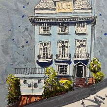 My project for course: Expressive Architectural Sketching with Colored Markers. Sketching, Drawing, Architectural Illustration, Sketchbook & Ink Illustration project by sme0813 - 02.07.2023