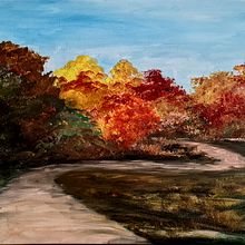 My project for course: Oil Landscape Painting: Explore the Power of Light. Traditional illustration, Fine Arts, Pencil Drawing, Oil Painting, and Naturalistic Illustration project by jhombsch - 02.08.2023