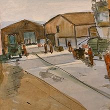 My project for course: Urban Landscapes in Watercolor. Fine Arts, Watercolor Painting, Architectural Illustration, and Traditional illustration project by dart74 - 02.08.2023