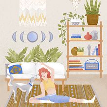 My project for course: Colorful Digital Illustration in Procreate. Traditional illustration, Drawing, Digital Illustration, and Digital Drawing project by Anastasiia Taraskevych - 02.03.2023