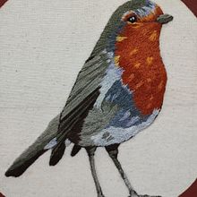 Mi proyecto del curso: Pintar con hilo: técnicas de ilustración textil. Traditional illustration, Embroider, and Textile Design project by Liliana Alonso - 02.09.2023