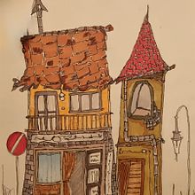 Casa . Sketching, Architecture, and Drawing project by Chantal Cerise - 02.09.2023