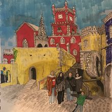 Meu projeto do curso: Desenho arquitetônico expressivo com marcadores coloridos. Sketching, Drawing, Architectural Illustration, Sketchbook & Ink Illustration project by Evandro Taicil Pereira - 02.07.2023