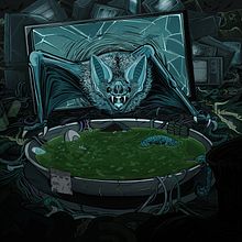 Sopa de murciélago. Un proyecto de Ilustración tradicional, Diseño, Música, Dibujo, Creatividad e Ilustración digital de javier quiroga - 10.02.2023