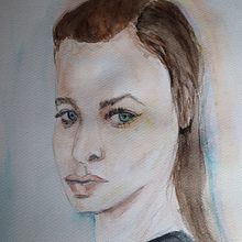 My project for course: Watercolor Portrait from a Photo. Un progetto di Illustrazione tradizionale, Pittura ad acquerello e Disegno di ritratti di Virginia Lathey - 10.02.2023