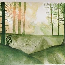 Il mio progetto del corso: Paesaggi incantevoli ad acquerello: dipingi con la luce Ein Projekt aus dem Bereich Malerei und Aquarellmalerei von Monica Primosi - 10.02.2023