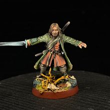 Aragorn / Strider. Een project van  Acr y lschilderij van Werner Kellens - 11.02.2023