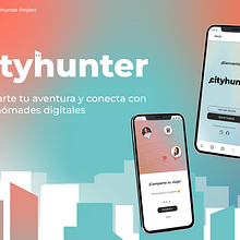 UX/UI APP design "City Hunter" Ein Projekt aus dem Bereich UX / UI von Rocio Mancinelli - 11.02.2023