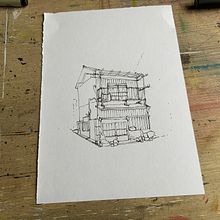 My project for course: Expressive Architectural Sketching with Colored Markers. Sketching, Drawing, Architectural Illustration, Sketchbook & Ink Illustration project by Darren Riley - 02.11.2023