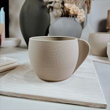 Abschlussprojekt: Einführung in 3D-Druck mit Keramik - Cup with Handle. 3D, Accessor, Design, Industrial Design, Product Design, 3D Modeling, Decoration, Ceramics, and 3D Design project by Paul Lagier - 02.10.2023