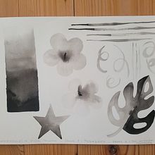 Mein Abschlussprojekt für den Kurs: Einführung in die chinesische Tintenillustration. Un proyecto de Ilustración tradicional, Bellas Artes, Dibujo e Ilustración con tinta de hanni - 11.02.2023