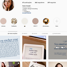 Meu projeto do curso: Estratégia de marca no Instagram. Projekt z dziedziny Portale społecznościowe, Marketing c, frow, Marketing mobiln, Instagram, Komunikacja, Marketing na Instagramie i Strategia marki użytkownika Paula Crepaldi - 11.02.2023