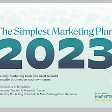 The Simplest Marketing Plan. Projekt z dziedziny Marketing, Web design, Projektowanie graficzne, Cop, writing i Pisanie użytkownika Ilise Benun - 11.02.2023