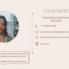 Meu projeto do curso: Copywriting: defina o tom de sua marca pessoal. Advertising, Writing, Cop, writing, Stor, telling, Communication, and Narrative project by Amanda Maria Romero - 02.10.2023