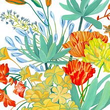 My project for course: Floral Illustration with Gouache Paint. Projekt z dziedziny Ilustracja c, frowa, R, sunek botaniczn i Malowanie gwaszami użytkownika Margie Backhouse - 08.02.2023
