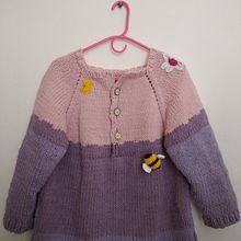 Mi proyecto del curso: Tejido de prendas infantiles con raglán top down. Un projet de St, lisme, Art textile, Tricot , et Design textile de carito_1817 - 12.02.2023