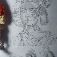 Meu projeto do curso: Caderno de retratos: explore o rosto humano. Un progetto di Bozzetti, Disegno, Disegno di ritratti, Disegno artistico e Sketchbook di hashirama3003 - 13.02.2023