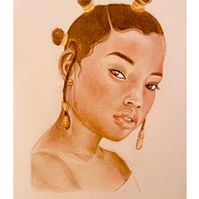 57/100 Heads Challenge. Un progetto di Bozzetti, Sketchbook e Disegno di ritratti di Heather - 11.02.2023