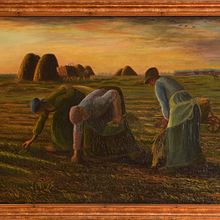 The Gleaners (after Millet). Oil Painting, and Naturalistic Illustration project by Florian Clemente - 02.13.2023