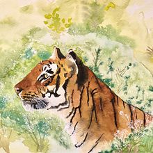 My project for course: Expressive Animal Portraits in Watercolor. Un progetto di Illustrazione tradizionale, Pittura ad acquerello, Disegno realistico e Illustrazione naturalistica di Upasana Saigal - 13.02.2023