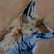 My project for course: Needle Felting: Paint Portraits with Wool. Arts, Crafts, Fiber Arts, Naturalistic Illustration, Needle Felting, and Textile Design project by tracieironside33 - 02.13.2023