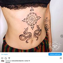 Meu projeto do curso: Tatuagem botânica com pontilhismo. Traditional illustration, Tattoo Design, and Botanical Illustration project by jqstdiniz - 07.22.2022