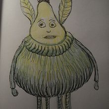 Imaginary Creatures from Nature. Pencil Drawing, Drawing, Watercolor Painting, Sketchbook, and Naturalistic Illustration project by wolke - 02.13.2023