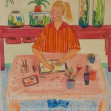 My project for course: Exploratory Sketchbook: Find Your Drawing Style. Traditional illustration, Sketching, Creativit, Drawing, Watercolor Painting, Sketchbook, and Gouache Painting project by depraetereflor - 02.13.2023