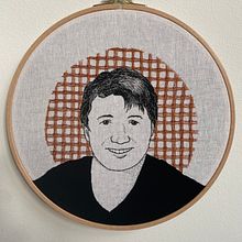 My project for course: Creation of Embroidered Portraits. Projekt z dziedziny  Haft, Wzornictwo tekst i liów użytkownika najaep - 13.02.2023