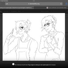 Meu projeto do curso: Desenho de personagens repletos de carisma Ein Projekt aus dem Bereich Design von Figuren, Skizzenentwurf, Zeichnung, Stor, telling, Stor, board, Artistische Zeichnung und Erzählung von Helena Rodrigues - 13.02.2023