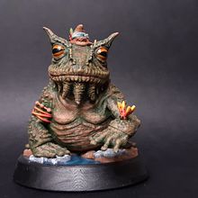 Giant Frog - Miniature Painting. Een project van 3D, Schilderij,  Acr, lschilderij y Craft van Mariana Monteiro - 31.05.2022