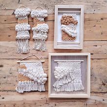 Mi proyecto del curso: Introducción al tramado textil. Arts, Crafts, Decoration, Fiber Arts, Weaving, and Textile Design project by Natalia Guirin - 02.14.2023