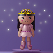 Mi proyecto del curso: Creación de personajes kawaii en 3D con Blender . Un progetto di Illustrazione tradizionale, Character design, Illustrazione digitale, Modellazione 3D e Manga di Vaneza - 07.02.2023