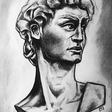 Charcoal Studies. Projekt z dziedziny Portret, Trad, c, jna ilustracja,  R, sunek, R i sunek anatomiczn użytkownika Mary Shaak - 01.02.2023