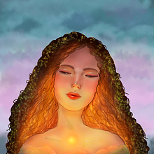 Meu projeto do curso: Iluminação e cor para retratos digitais no Photoshop. Un proyecto de Ilustración tradicional, Ilustración digital y Pintura digital de Ana Clara Rocha Fuzari - 14.02.2023