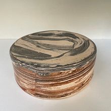 Mijn project van de cursus: Marmertechnieken op keramiek. Projekt z dziedziny Projektowanie dodatków, Craft i Ceramika użytkownika a_corstiaans - 15.02.2023