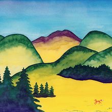 Mon projet du cours : Techniques d’aquarelle moderne : couleur, onirisme et émotions . % valerie_le_corre tarafından hazırlanan Geleneksel illüstras, on, Güzel sanatlar, Tablo, Sulubo, Ve a Resim projesi - 08.10.2022