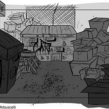 Background design per cortometraggio personale. Un progetto di Animazione 2D di Sara Arbuscelli - 14.02.2023