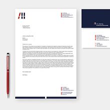 A.H. Staring Brand Identity. Br, ing, Identit, and Logo Design project by Beni Muteba Beya - 12.06.2022