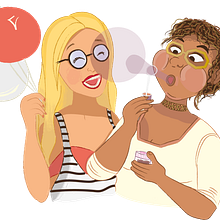 Portretillustraties.  projeto de Marloes Velt - 25.04.2022